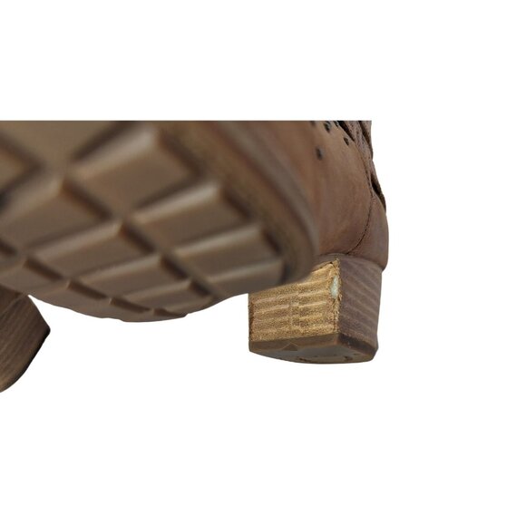 Caterpillar Cheyenne Tawny Leather casual Tan Ankle Boots Size 7 - Picture 9 of 13